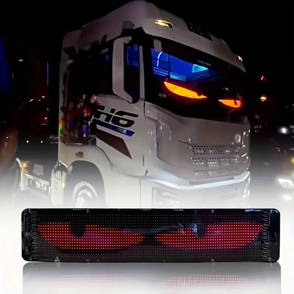 LED Automobile Display  LED Automobile Flexible Display 96*16 Pixels 90*19.2cm