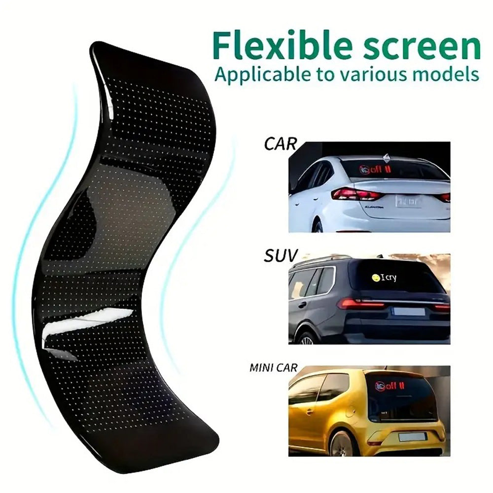 LED Automobile Display LED Automobile Flexible Display 96*16 Pixels 90*19.2cm