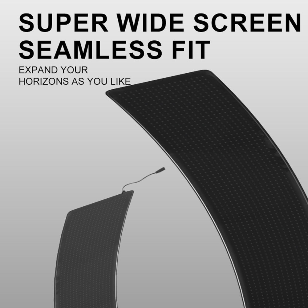 LED Flexible Screen Scrolling Advertising 192*16 Pixels 176*19.2cm AU plug