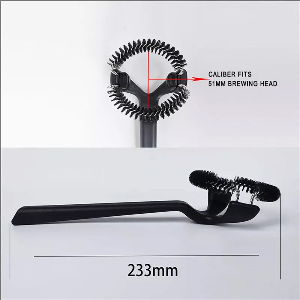 51/58mm Coffee Machine Cleaning Brush Multifunctional Brush 2 Pcs