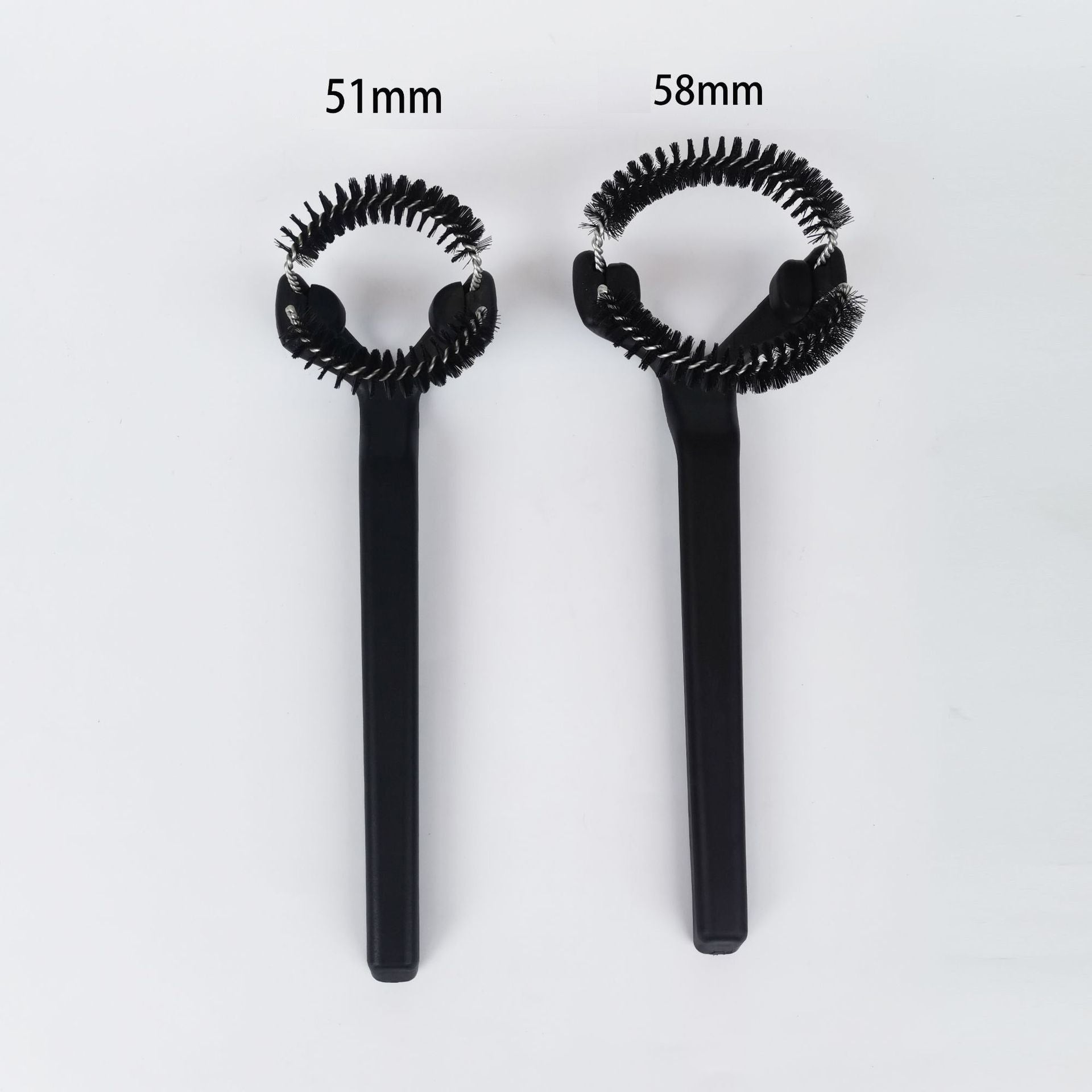 51/58mm Coffee Machine Cleaning Brush Multifunctional Brush 2 Pcs