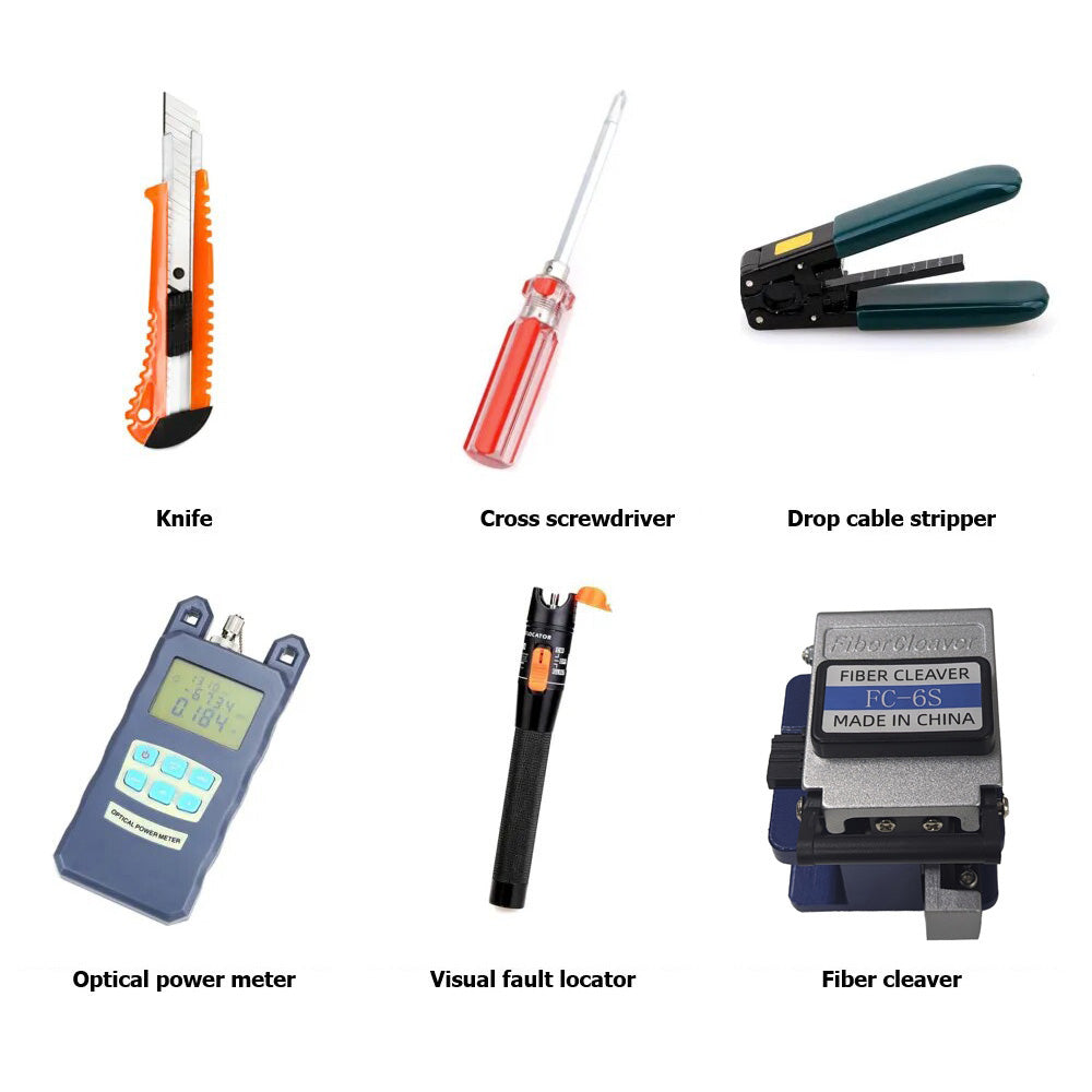 Fiber Optic FTTH Tool Kit