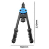 70 pcs Manual Riveter Gun Riveting Machine Nut Tool M3-M12