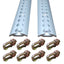 2Pcs 1.8M Sloped Edges Anchor Track 8 pcs Double Stud Fittings