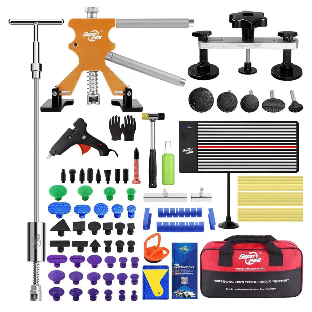 Auto Paintless Body Dent Removal Kits Car Dent Puller Repair Tools