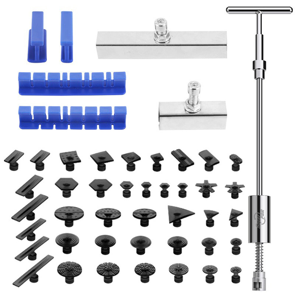 Auto Dent Repair Kit Slide Hammer T-bar Dent Puller with 24 PC Puller Tabs