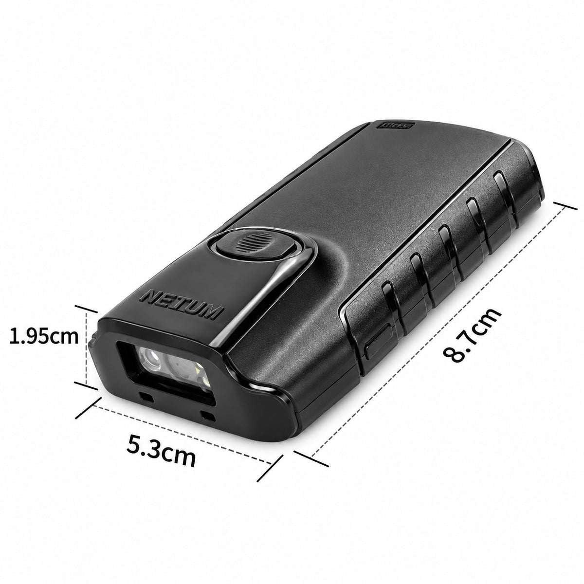 NETUM E800 Bluetooth Barcode Scanner 1D 2D QR Portable Phone Clip USB Receiver