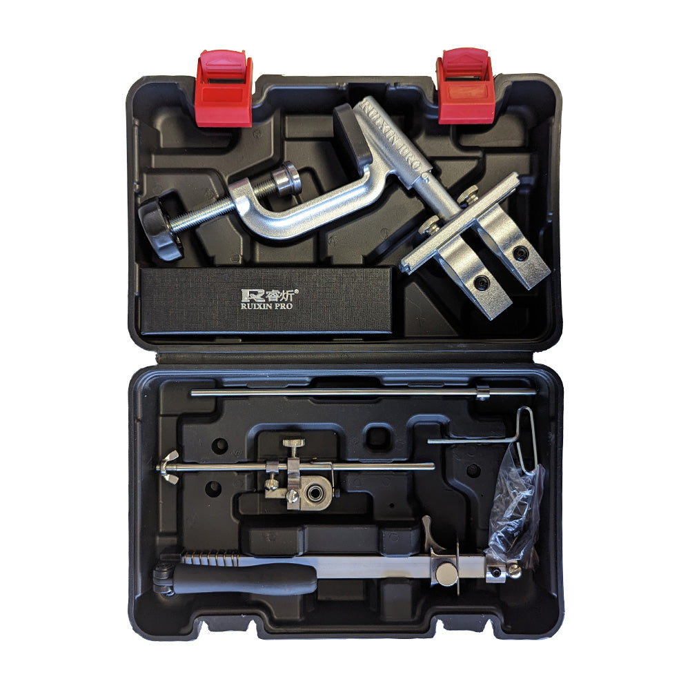 RX-009  360° Rotation Flip Fixed-Angle Stainless Steel  Knife Sharpener Set