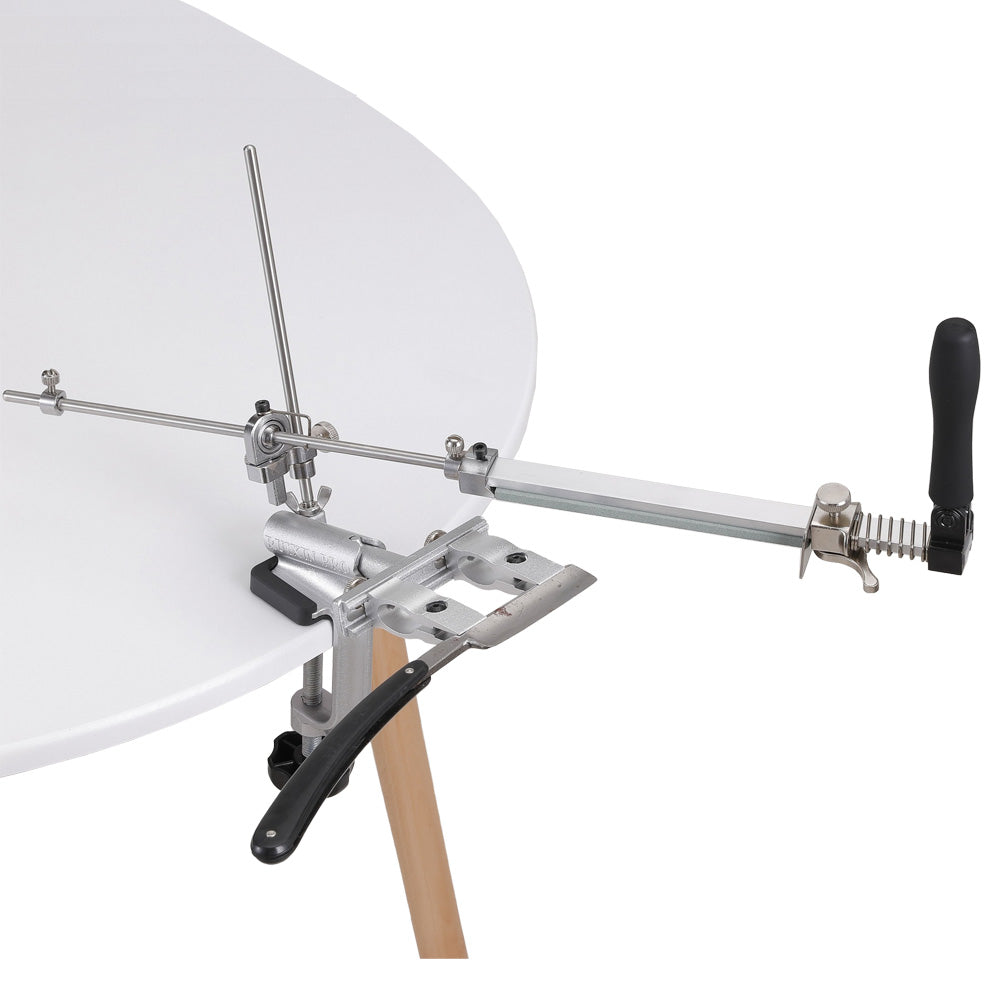 RX-009  360° Rotation Flip Fixed-Angle Stainless Steel  Knife Sharpener Set