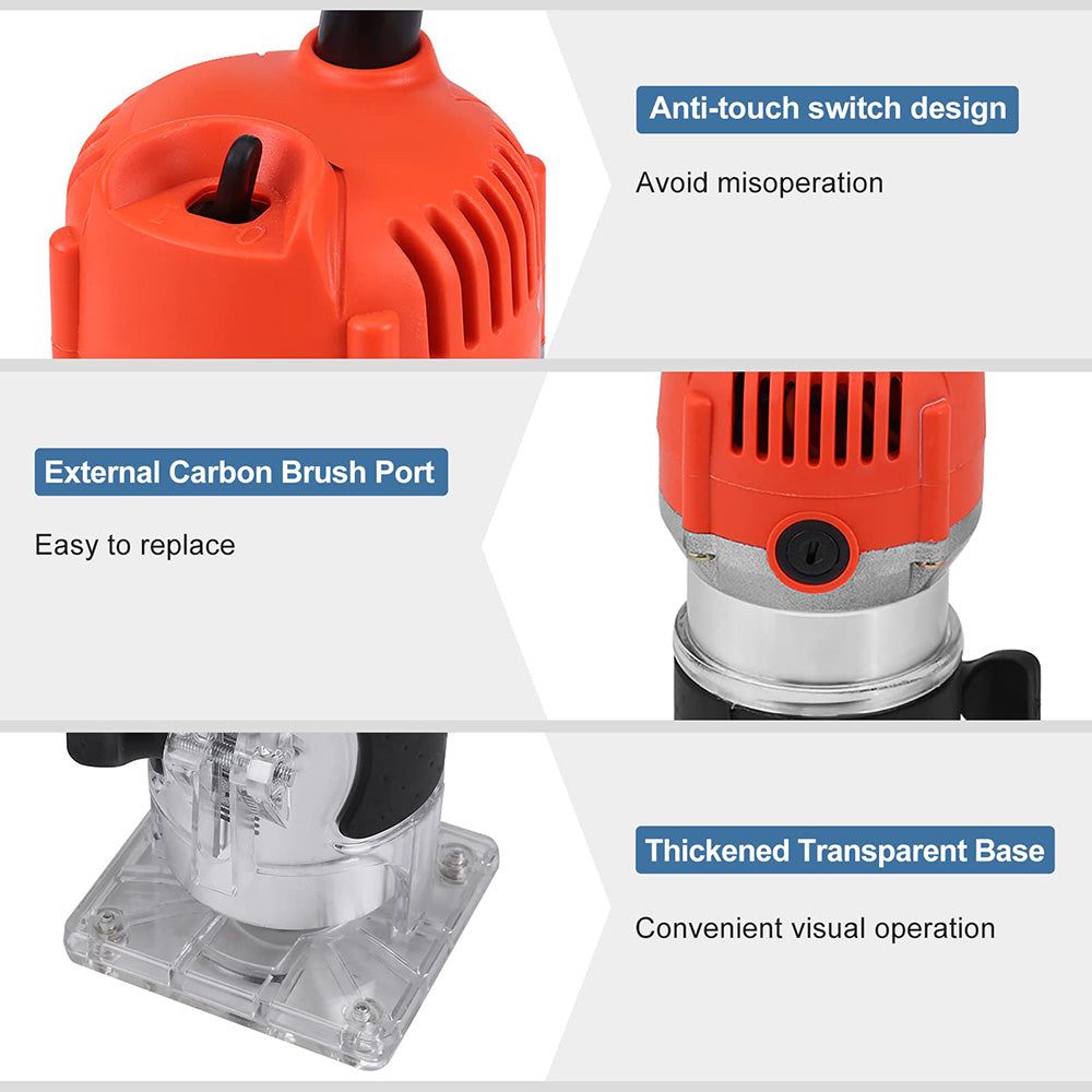 Trimming Machine Router Tool Edge Mill Wood Surface Treatment of Curve Cutting