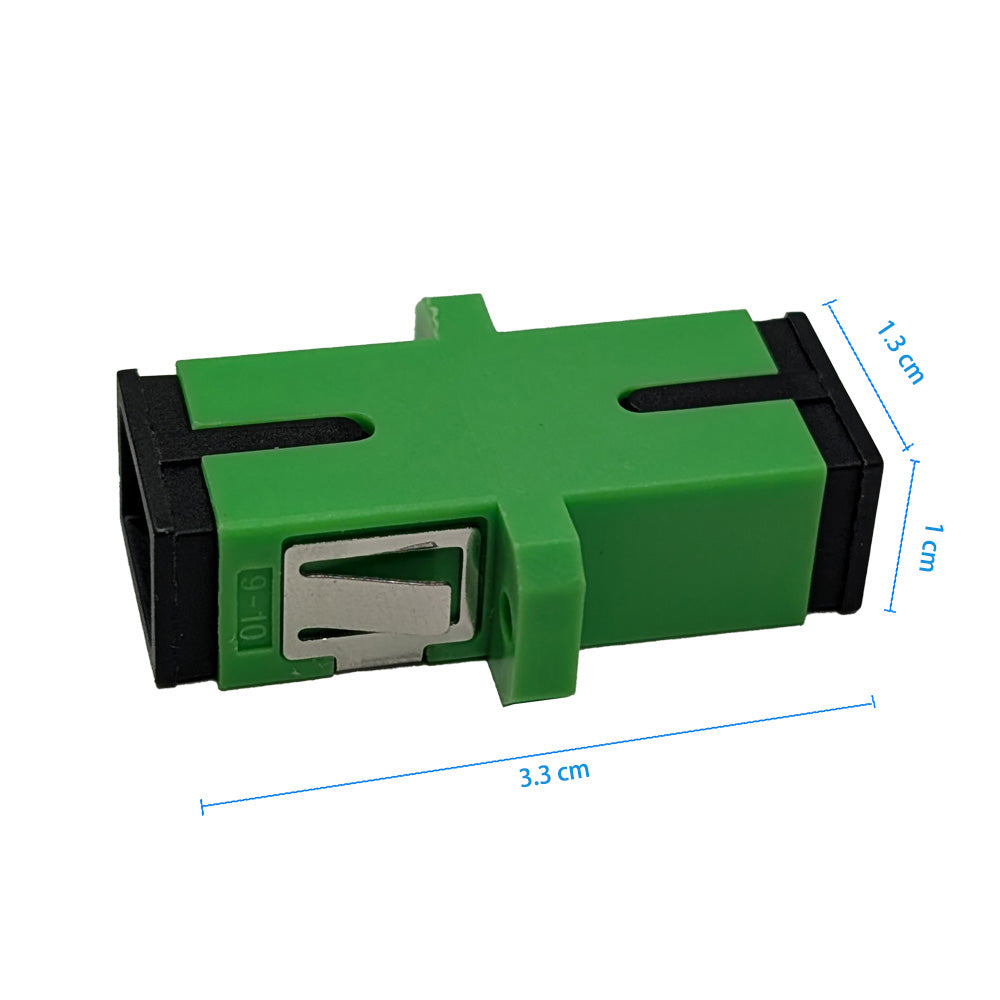 50 PCS SC/APC Single Mode Optical Fiber Connector Flange Head Coupler