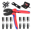 Solar Crimping Tool Kit Cable Connector 6pcs Male Female Solar Connector