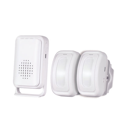 Wireless Motion Sensor Alarm Door Chime for Business 2 Detector & 1 Receiver