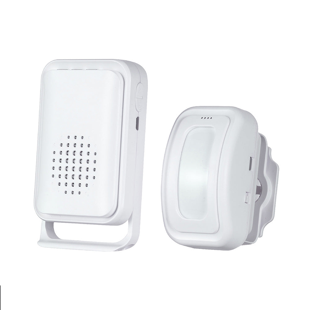 Wireless Motion Sensor Alarm Door Chime for Business 1 Detector & 1