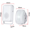 Wireless Motion Sensor Alarm Door Chime for Business 1 Detector & 1