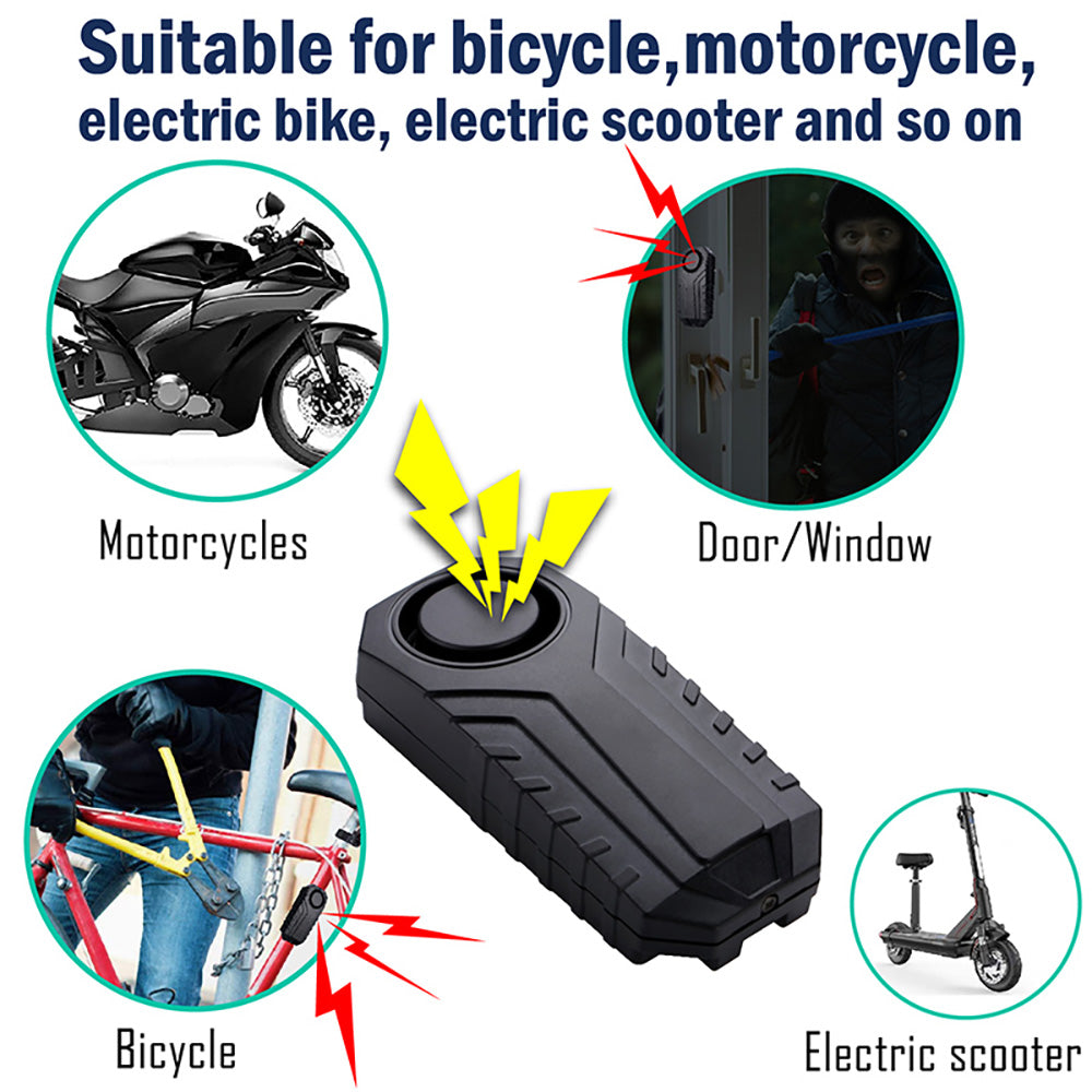 Bicycle Alarm Anti-Theft for Bike Motorcycle Car Vehicles with Remote Control