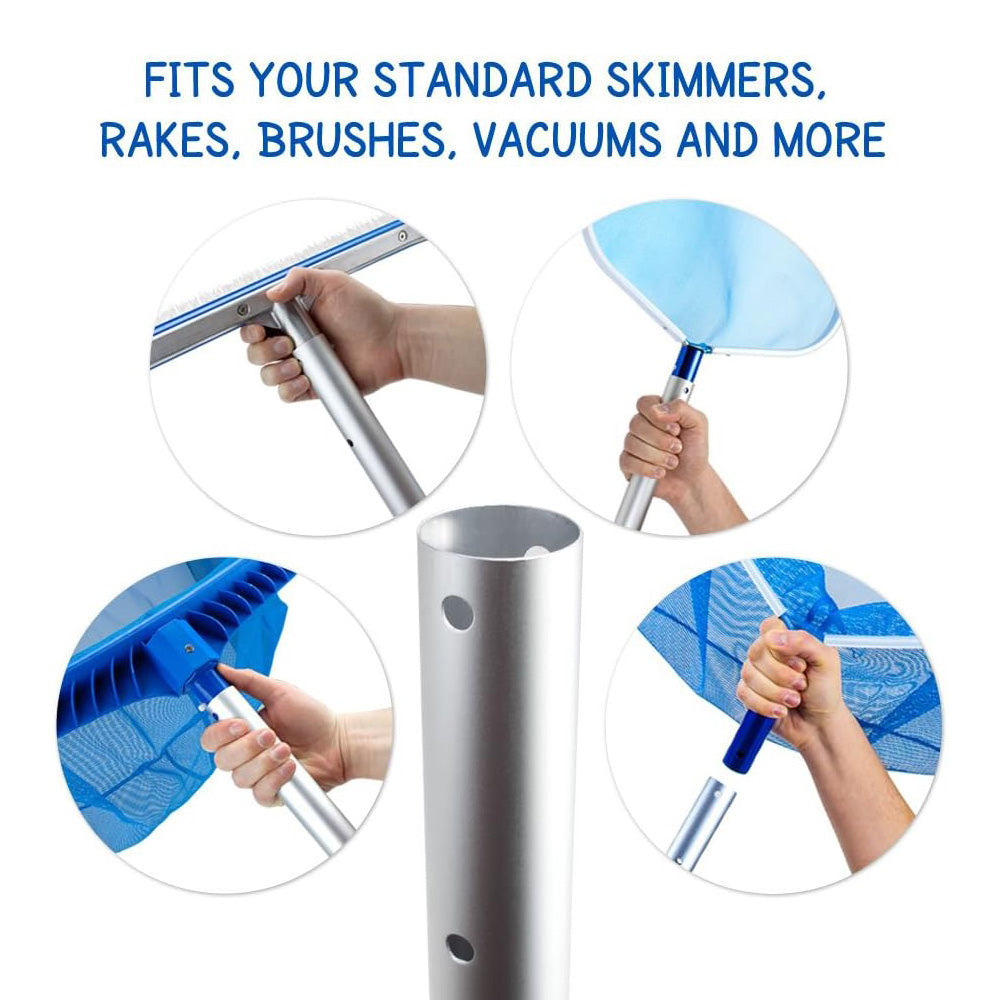 3m 3-section Strong Swimming Pool vacuum Telescopic Pole