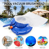 Vacuum Suction Head with Mesh Bag Swimming Pool Cleaning Tools