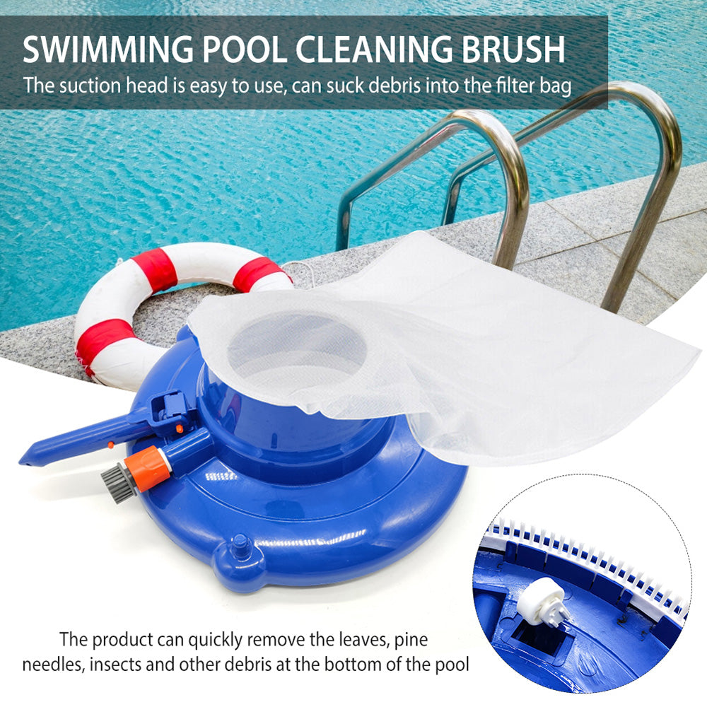 Vacuum Suction Head with Mesh Bag Swimming Pool Cleaning Tools