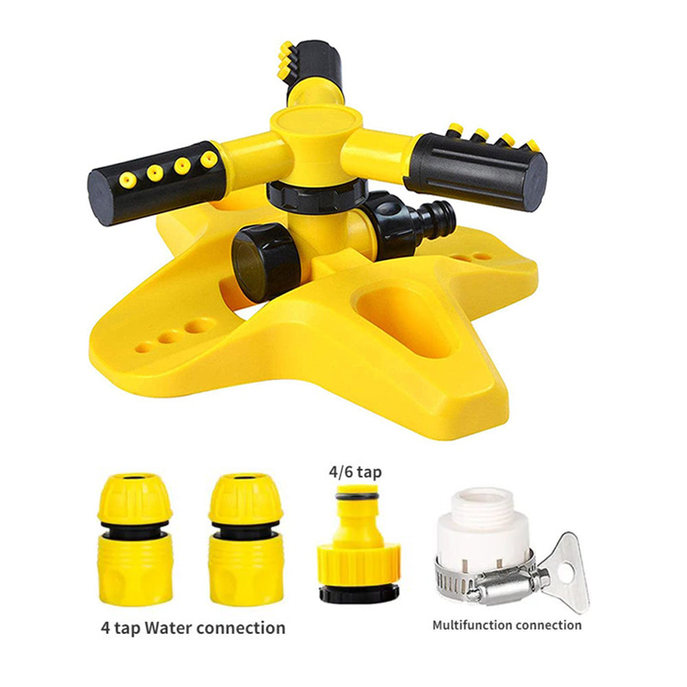 Garden Lawn Sprinkler Automatic 360-Degree Rotating Coverage Water Sprinkler