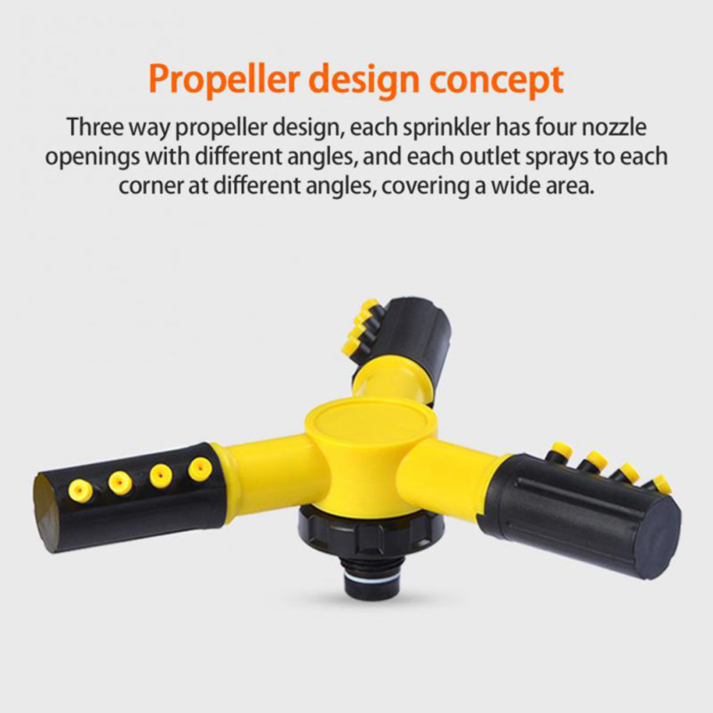Garden Lawn Sprinkler Automatic 360-Degree Rotating Coverage Water Sprinkler