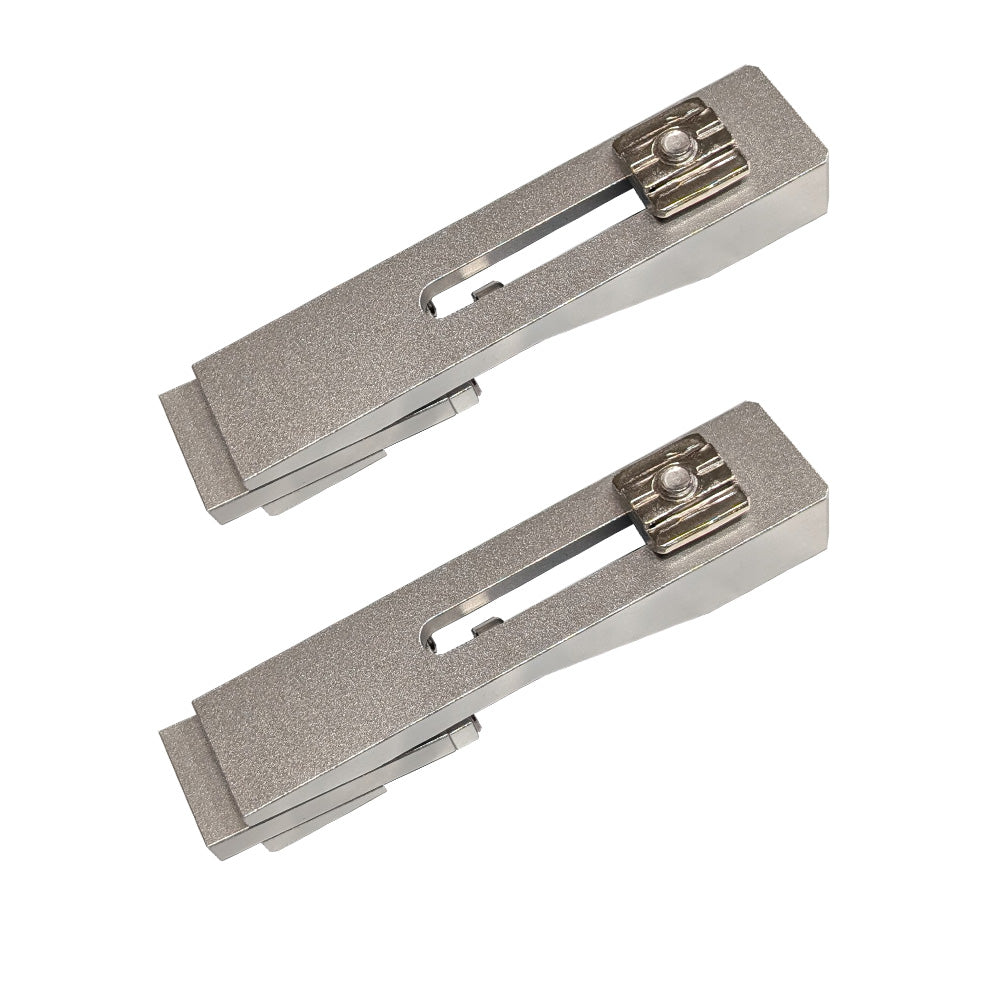 2PCS CNC Router Vise Low Profile Aluminum Toe Clamp