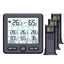TS-6210 Multifunctional Wireless Thermometer Hygrometer Alert Clock Calendar