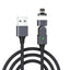 Quick Rotating Magnetic Charger Cable 2m USB to Lighting