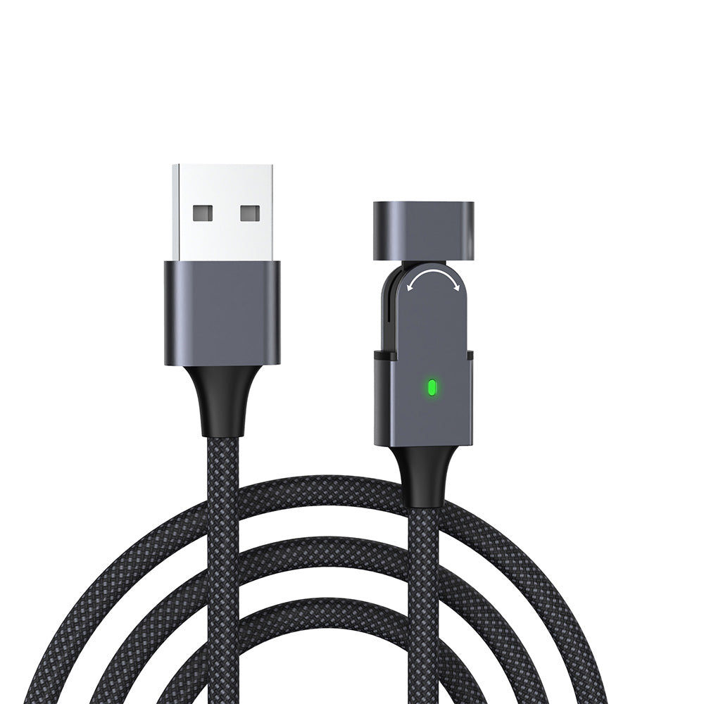Quick Rotating Magnetic Charger Cable 2m USB to Lighting