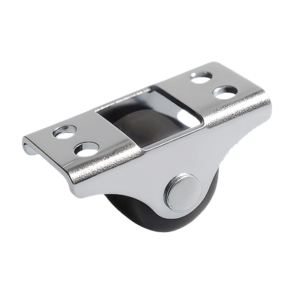 4Pcs 1/2 Inch Mini Fixed Caster Wheels for Furniture Cabinets Under Bed Drawer