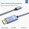 2m USB-C to Dp HD Cable Computer Mobile Phone Connected to Monitor TV 8K60HZ