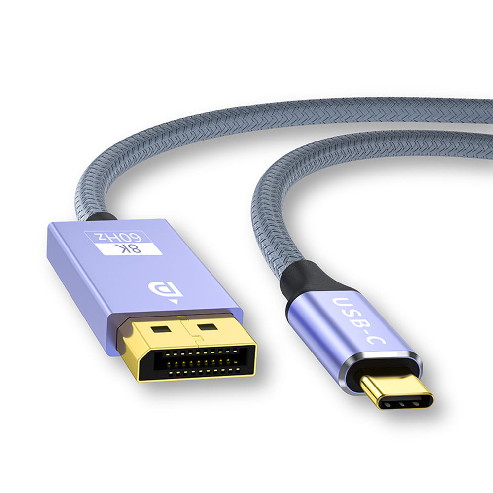 2m USB-C to Dp HD Cable Computer Mobile Phone Connected to Monitor TV 8K60HZ