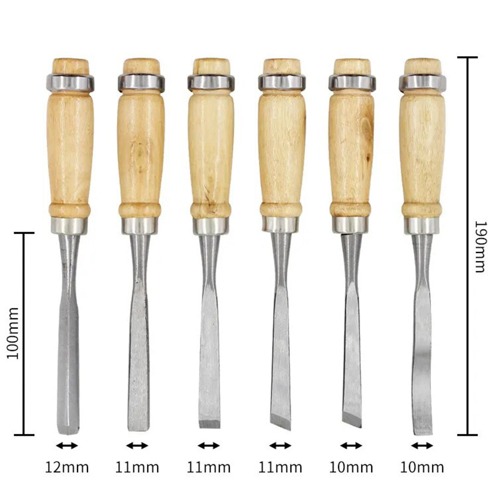 12 Piece Wood Carving Hand Chisel Tool Set