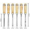 12 Piece Wood Carving Hand Chisel Tool Set