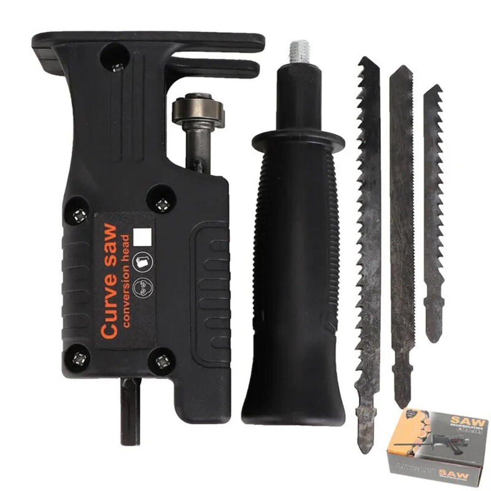 Electric Drill To Saw Conversion Head Curve Saw Converter Woodworking Saw