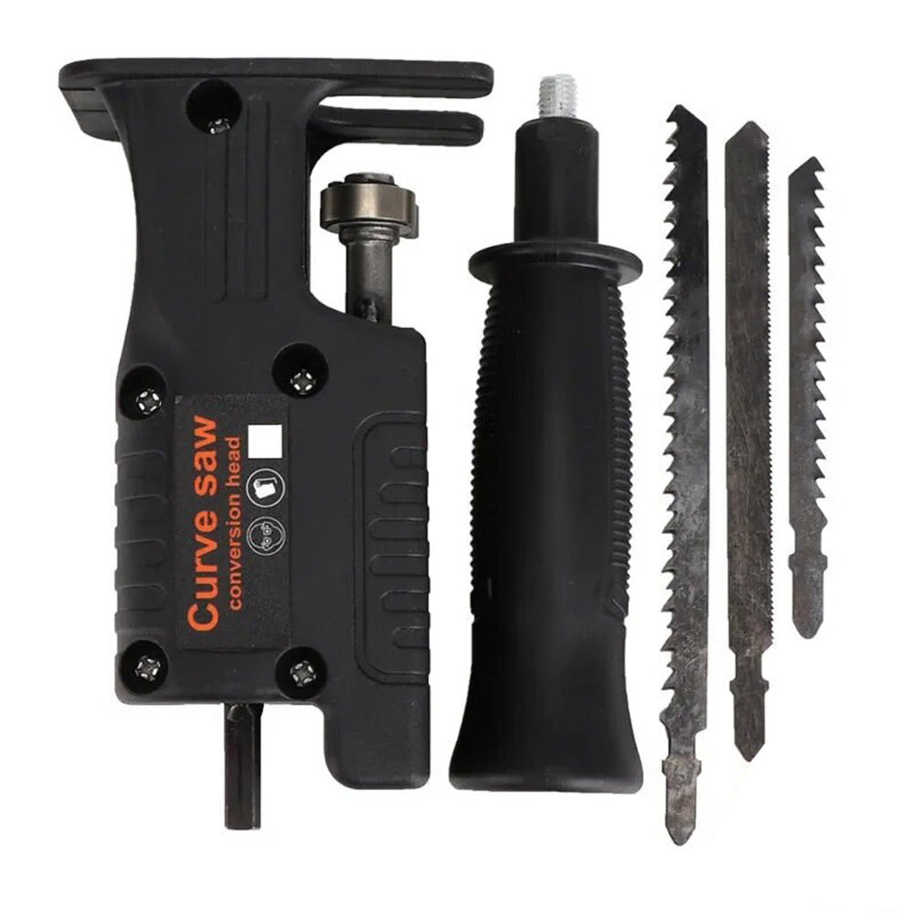 Electric Drill To Saw Conversion Head Curve Saw Converter Woodworking Saw