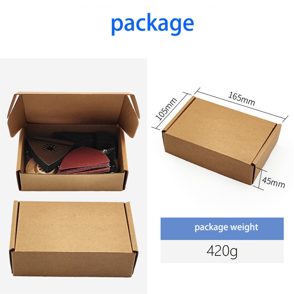 24 Pcs Oscillating Saw Blades High Speed Steel Oscillating Multitool Blades Set