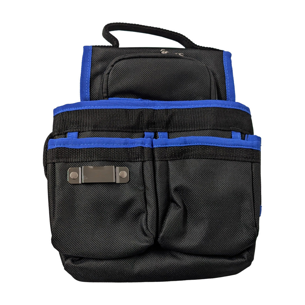 Adjustable Electrician Tool Bag with Suspenders and Magnetic Pouches
