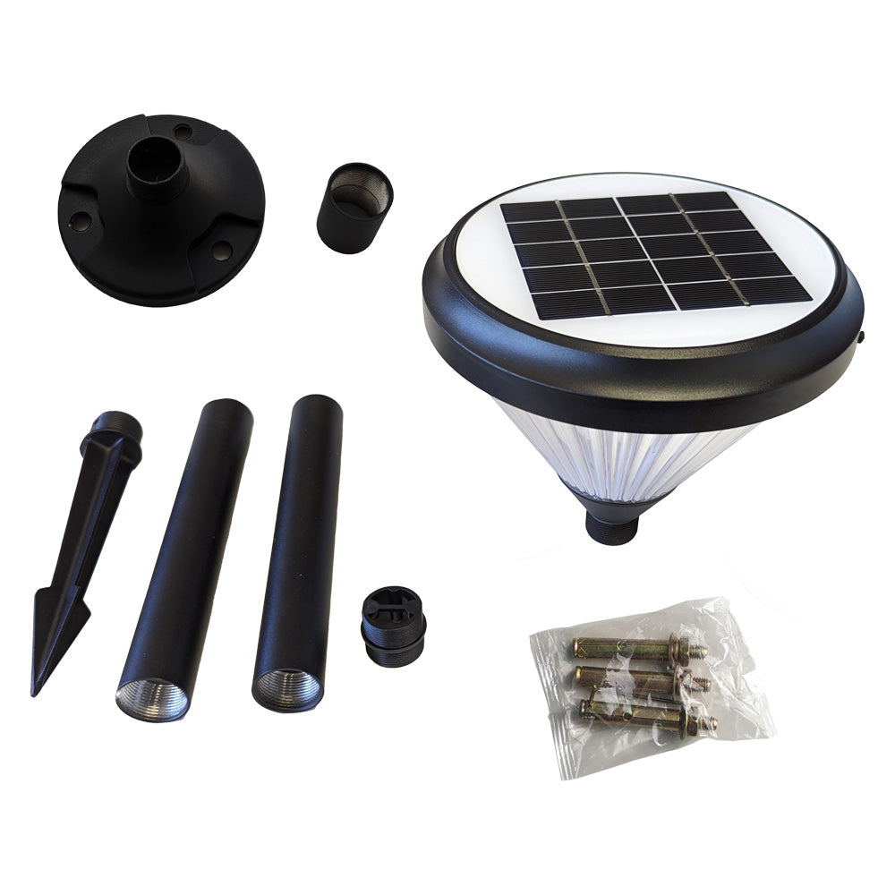 YH011801 Waterproof Outdoor Decorative Detachable  Solar Pillar Gate Light