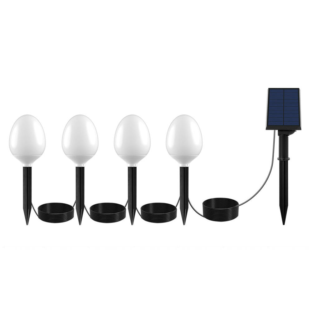 YH1010 Solar Ball Lights Christmas party decoration  led ball egg sphere light