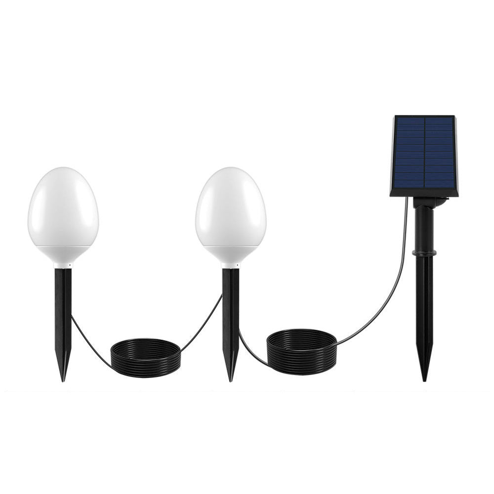 YH1010 Solar Ball Lights Christmas party decoration  led ball egg sphere light