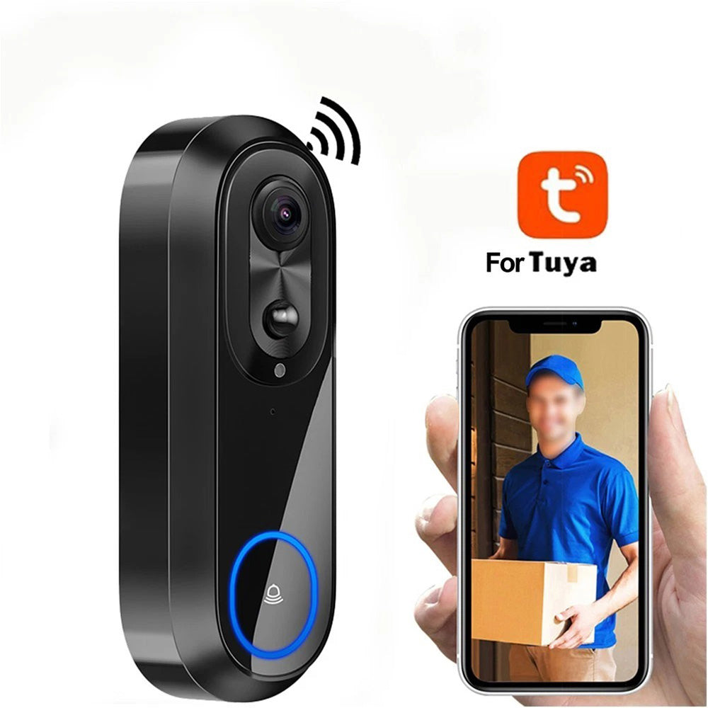 Home Security Tuya WiFi Monitoring Digital Video Doorbell with HD 1080P Camera