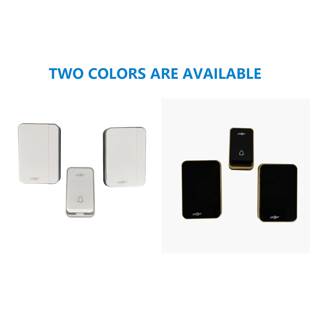 K0606 Waterproof Self Generating Power No Battery Required Wireless Doorbell