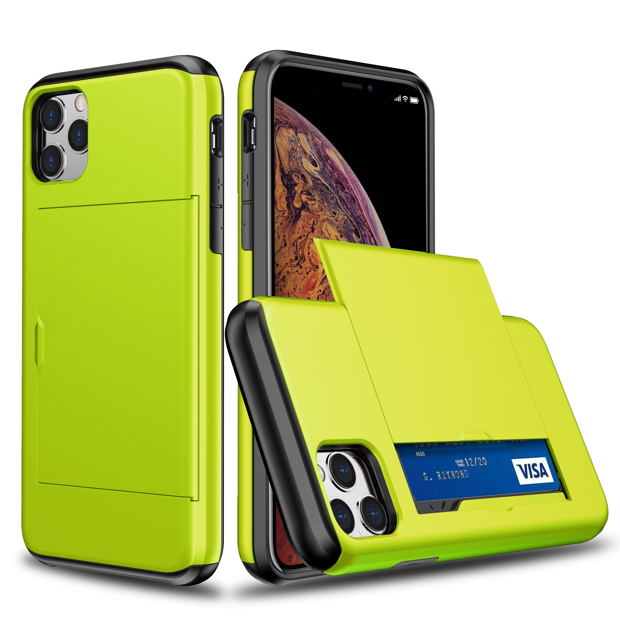 Shockproof Wallet Mobile Phone Case for iPhone11 ProMax