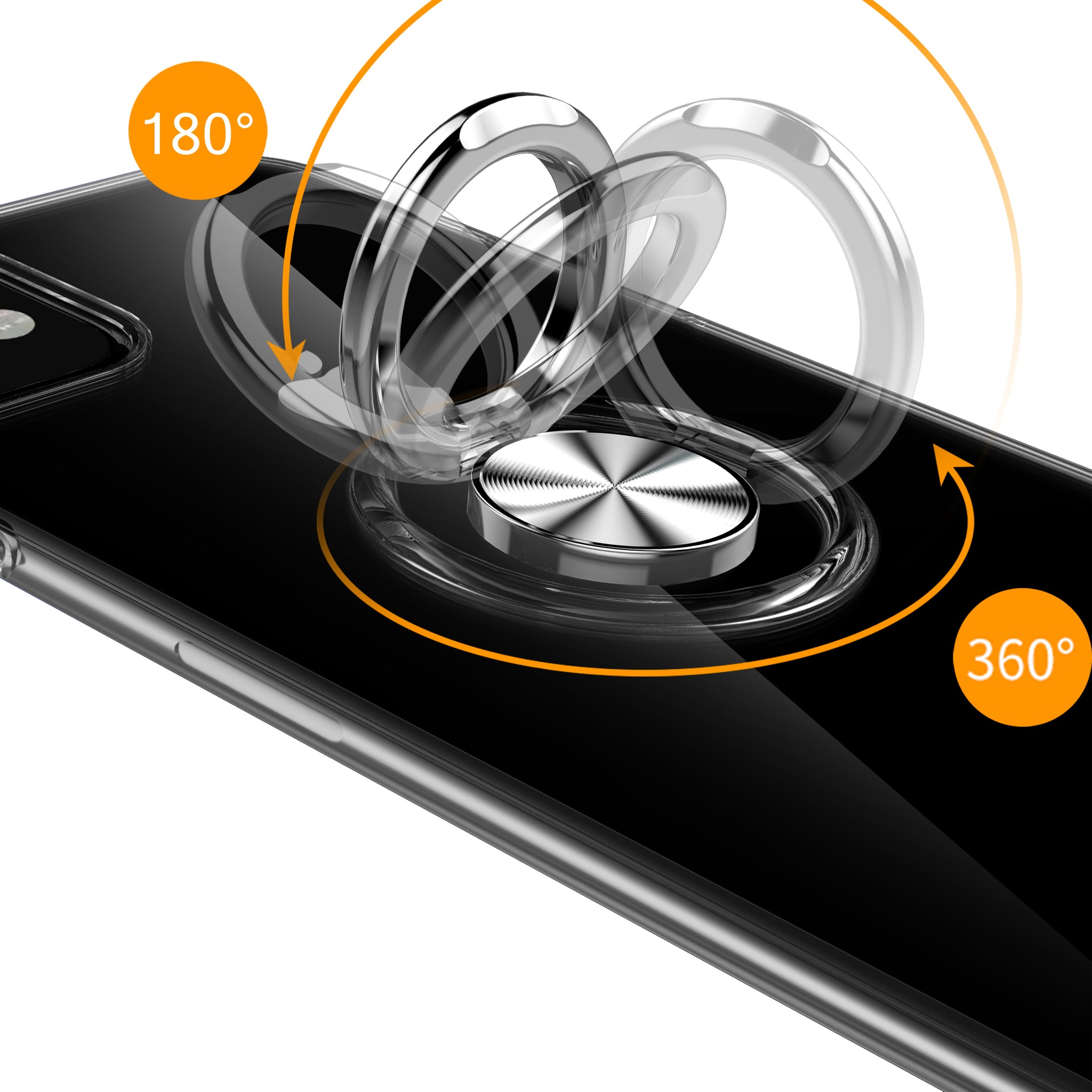 Finger Ring Rotatable Mobile Case for iPhone12/12Pro