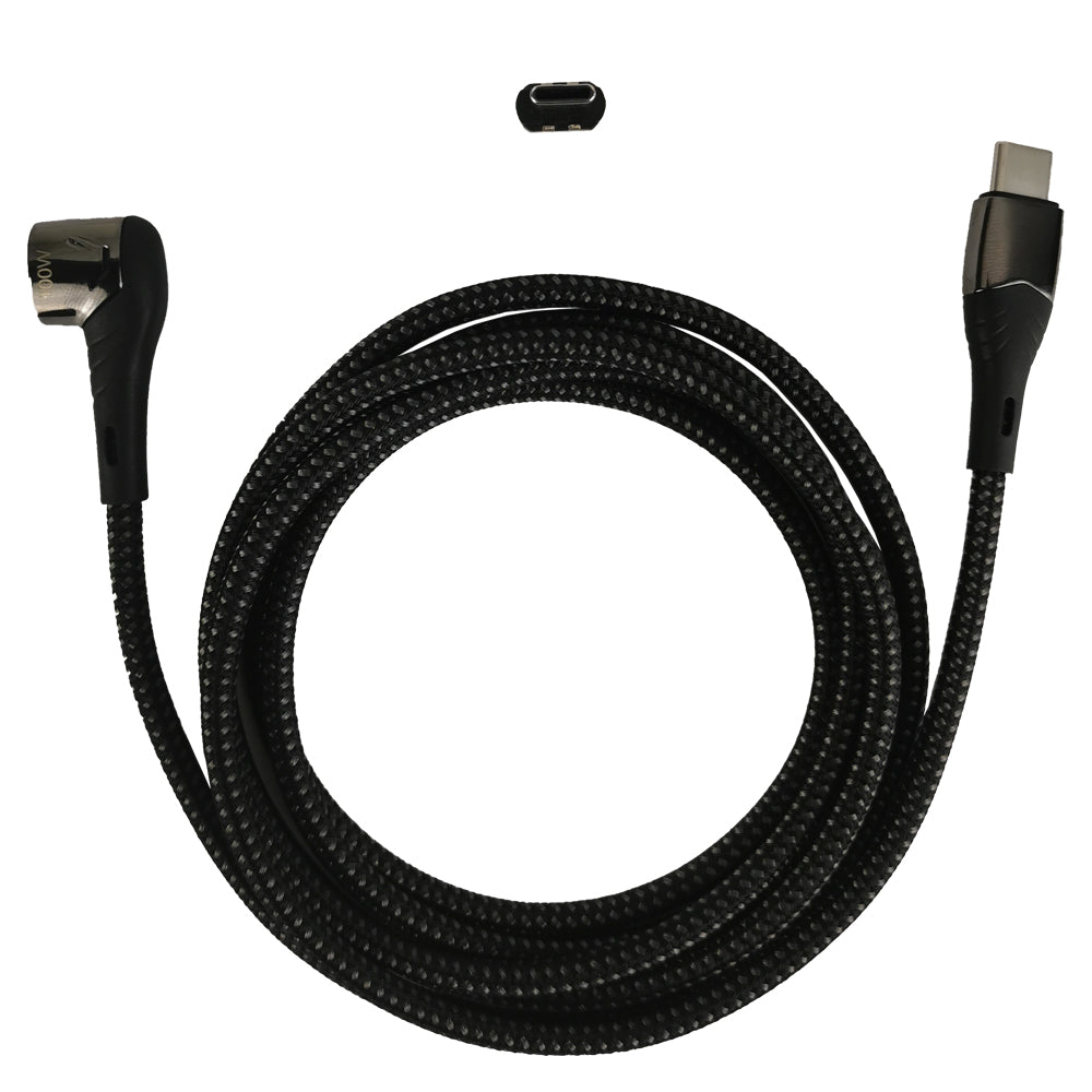 PD 100W Quick Elbow Magnetic Charger Cable 1.5m Type-C to Type-C