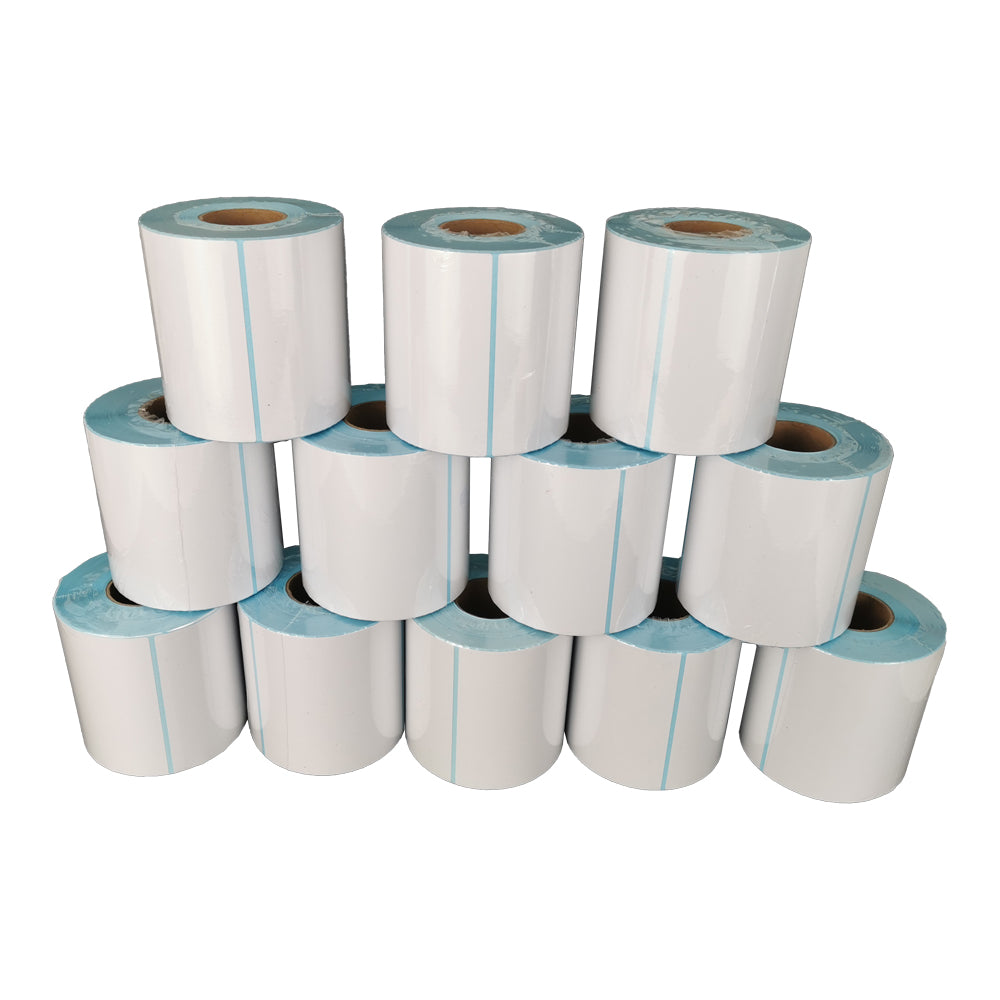 12 Rolls 100x100mm 500pcs High Quality Direct Thermal Labels