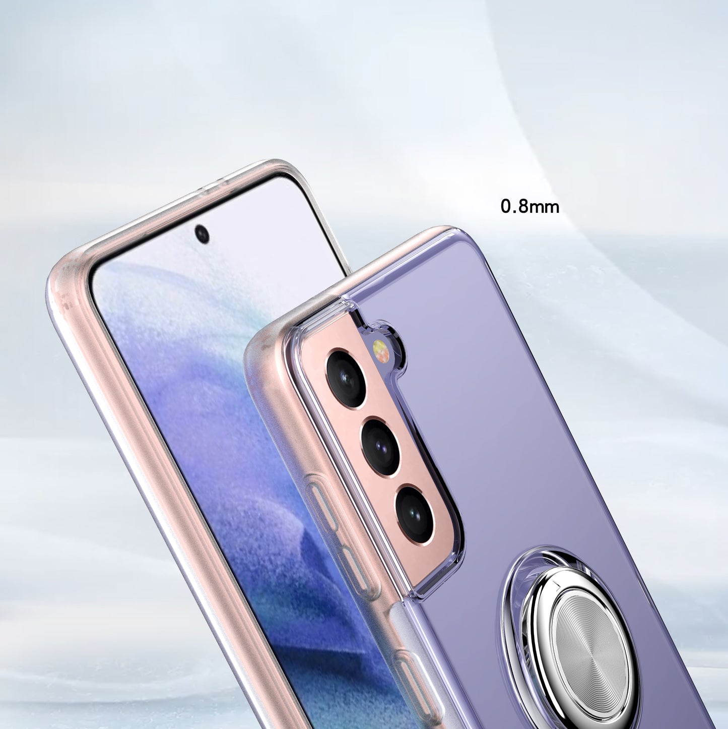 Finger Ring Rotatable Mobile Case for Samsung S21 Plus