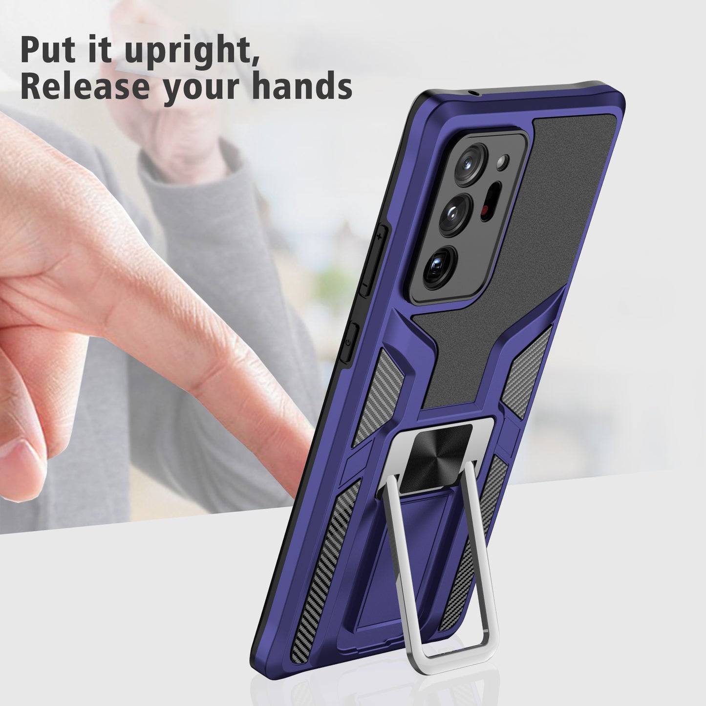 Magnetic Shockproof Heavy Duty Mobile Case for Samsung Galaxy Note20 Ultra
