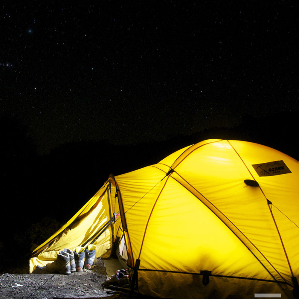 Solar Camping Light  USB Rechargeable Lamp Powerful Flashlight Tent Equipment Supplies Outdoor Portable Light